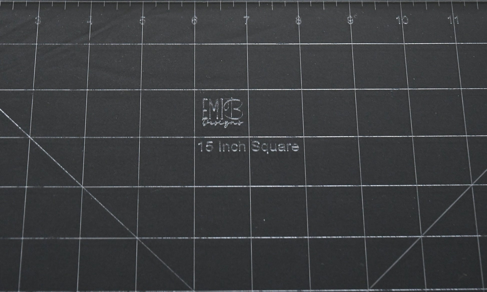15 inch Square Acrylic Sewing Ruler Emi B Designs